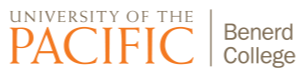 Logo for University of the Pacific; Benerd College