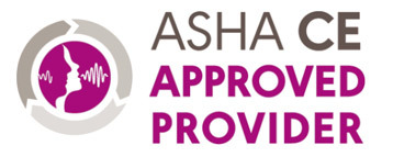 ASHA approved CE provider logo